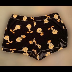 Tweety Bird Pajama Shorts